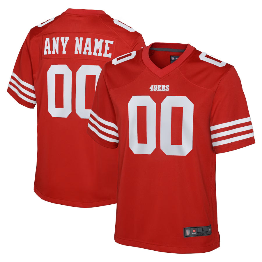 Kdoa Custom SF.49ers Game Team Colour Stitched Jerseys