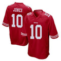 Kdoa SF.49ers #10 Mac Jones Player Red Home Game Stitched Jerseys