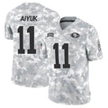 Kdoa SF.49ers #11 Brandon Aiyuk Player Arctic Camo Salute to Service Limited Stitched Jerseys
