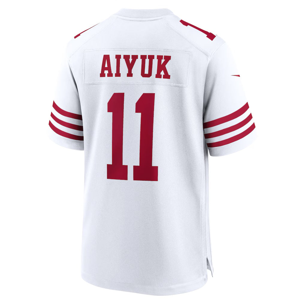 Kdoa SF.49ers #11 Brandon Aiyuk White Game Stitched Jerseys