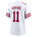 Kdoa SF.49ers #11 Brandon Aiyuk White Game Stitched Jerseys
