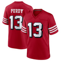Kdoa SF.49ers #13 Brock Purdy Player Scarlet Alternate Game Stitched Jerseys