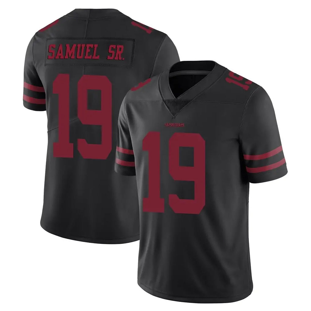 Kdoa SF.49ers #19 Deebo Samuel Sr. Player Black Alternate Limited Vapor Untouchable Home Game Stitched Jerseys