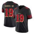 Kdoa SF.49ers #19 Deebo Samuel Sr. Player Black Limited Rivalries Collection Home Game Stitched Jerseys