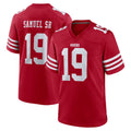 Kdoa SF.49ers #19 Deebo Samuel Sr. Player Red Game Home Stitched Jerseys