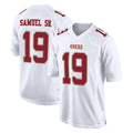 Kdoa SF.49ers #19 Deebo Samuel Sr. Player White Fashion Home Game Stitched Jerseys