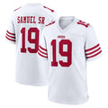 Kdoa SF.49ers #19 Deebo Samuel Sr. Player White Game Home Stitched Jerseys