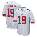 Kdoa SF.49ers #19 Deebo Samuel Sr. Player White Home Game Stitched Jerseys