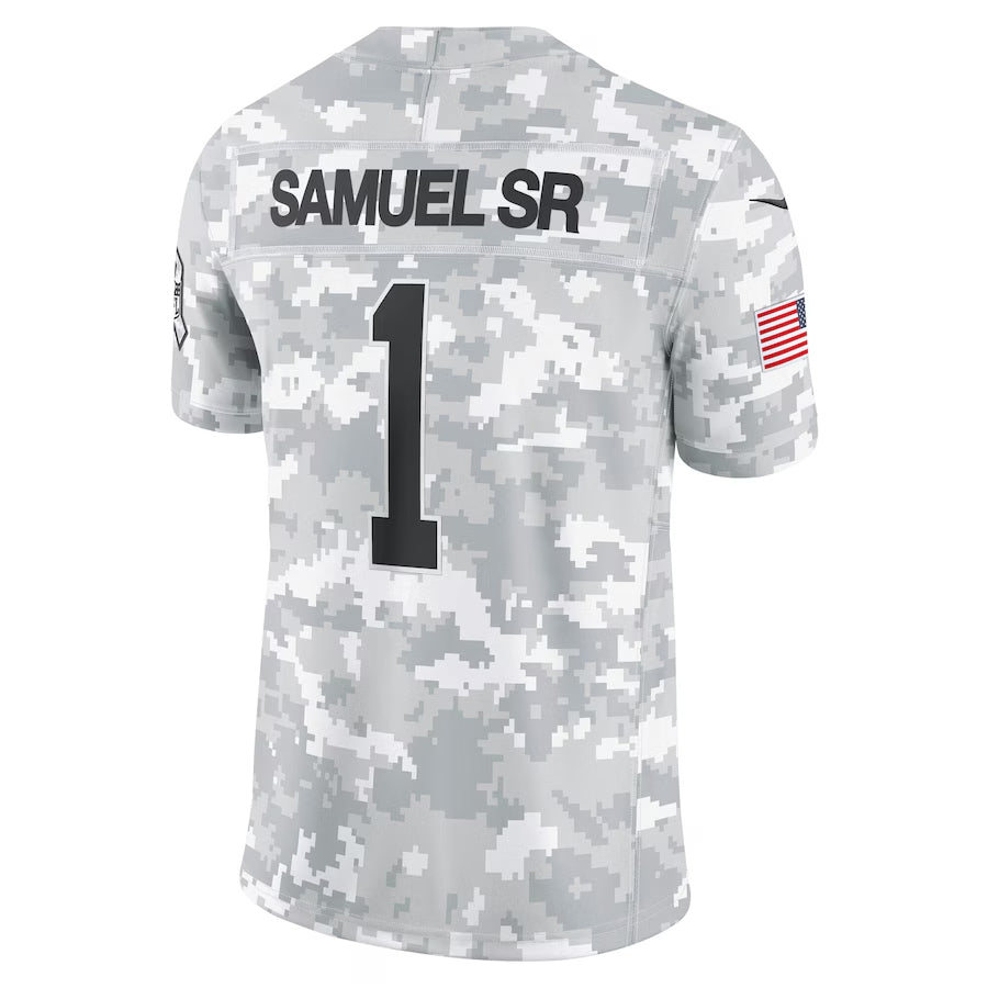 Kdoa SF.49ers #1 Ricky Pearsall Player Arctic Camo Salute to Service Limited Stitched Jerseys