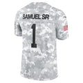Kdoa SF.49ers #1 Ricky Pearsall Player Arctic Camo Salute to Service Limited Stitched Jerseys