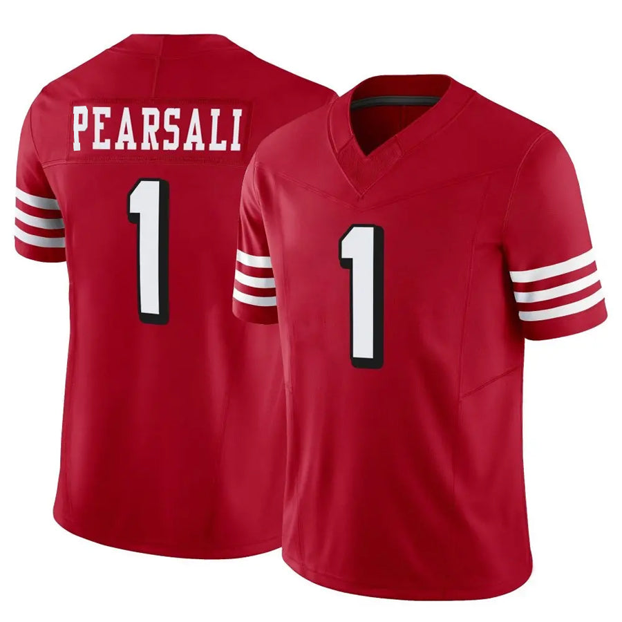 Kdoa SF.49ers #1 Ricky Pearsall Player Scarlet Vapor F.U.S.E. Limited Stitched Jerseys