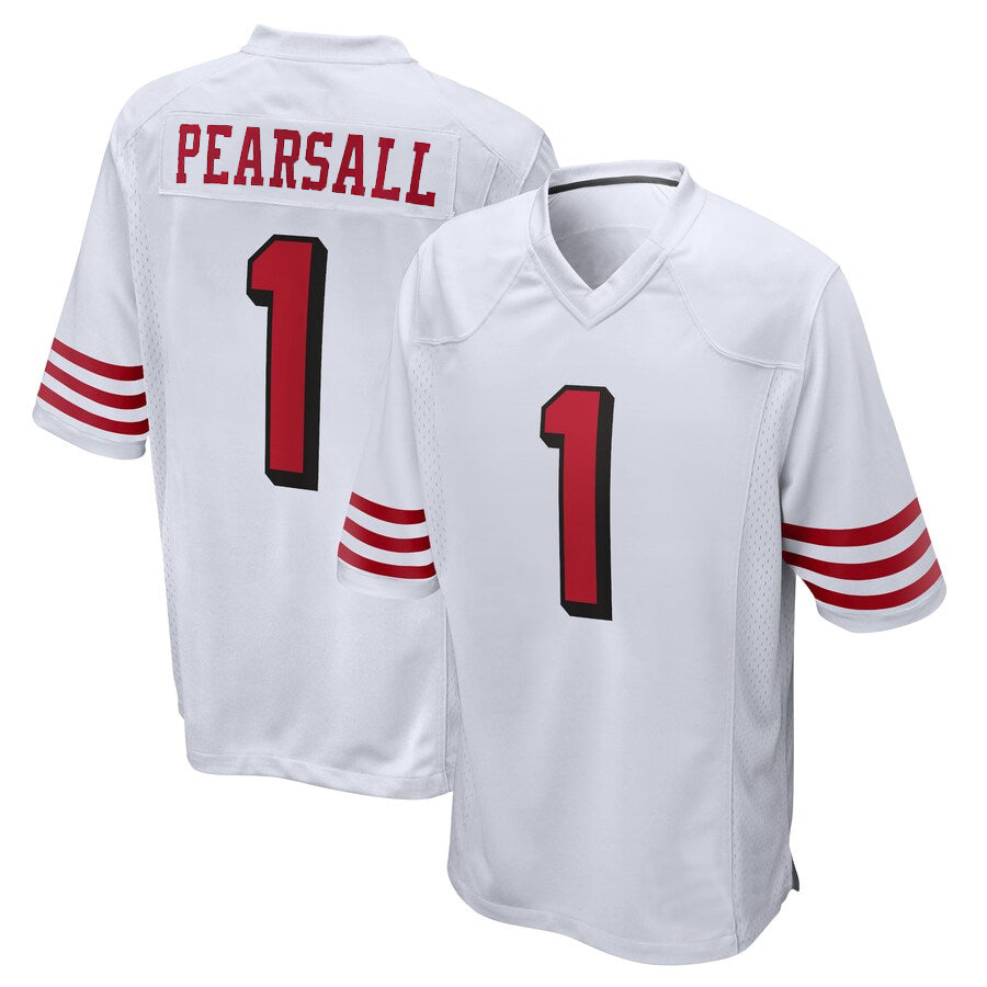 Kdoa SF.49ers #1 Ricky Pearsall Player White Game Stitched Jerseys