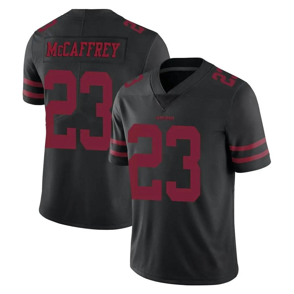 Kdoa SF.49ers #23 Christian McCaffrey Player Black Alternate Limited Vapor Untouchable Home Game Stitched Jerseys
