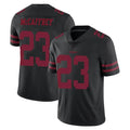 Kdoa SF.49ers #23 Christian McCaffrey Player Black Alternate Limited Vapor Untouchable Home Game Stitched Jerseys
