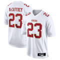 Kdoa SF.49ers #23 Christian McCaffrey Player Tundra White Fashion Game Stitched Jerseys