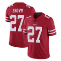 Kdoa SF.49ers #27 Ji'Ayir Brown Player Red Limited Vapor Untouchable Home Game Stitched Jerseys