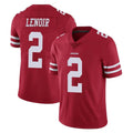 Kdoa SF.49ers #2 Deommodore Lenoir Player Red Limited Vapor Untouchable Home Game Stitched Jerseys