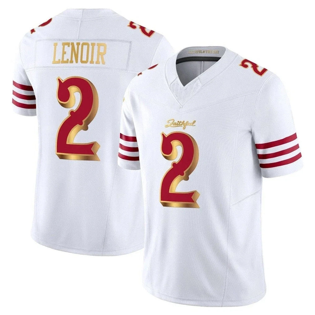 Kdoa SF.49ers #2 Deommodore Lenoir Player White 2025 Rivalries Collection Game Limited Stitched Jerseys