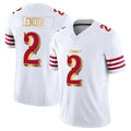 Kdoa SF.49ers #2 Deommodore Lenoir Player White 2025 Rivalries Collection Game Limited Stitched Jerseys