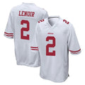 Kdoa SF.49ers #2 Deommodore Lenoir Player White Home Game Stitched Jerseys