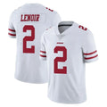 Kdoa SF.49ers #2 Deommodore Lenoir Player White Limited Vapor Untouchable Home Game Stitched Jerseys