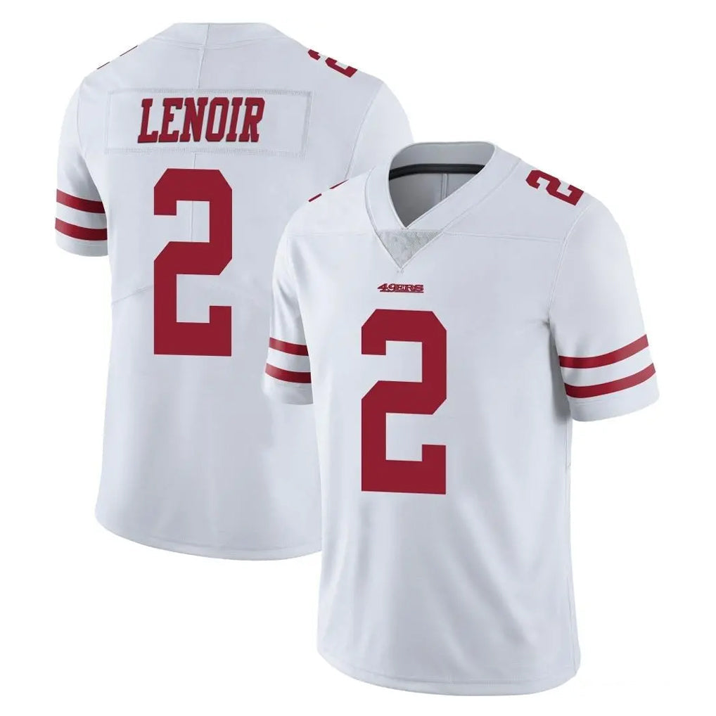 Kdoa SF.49ers #2 Deommodore Lenoir Player White Limited Vapor Untouchable Home Game Stitched Jerseys