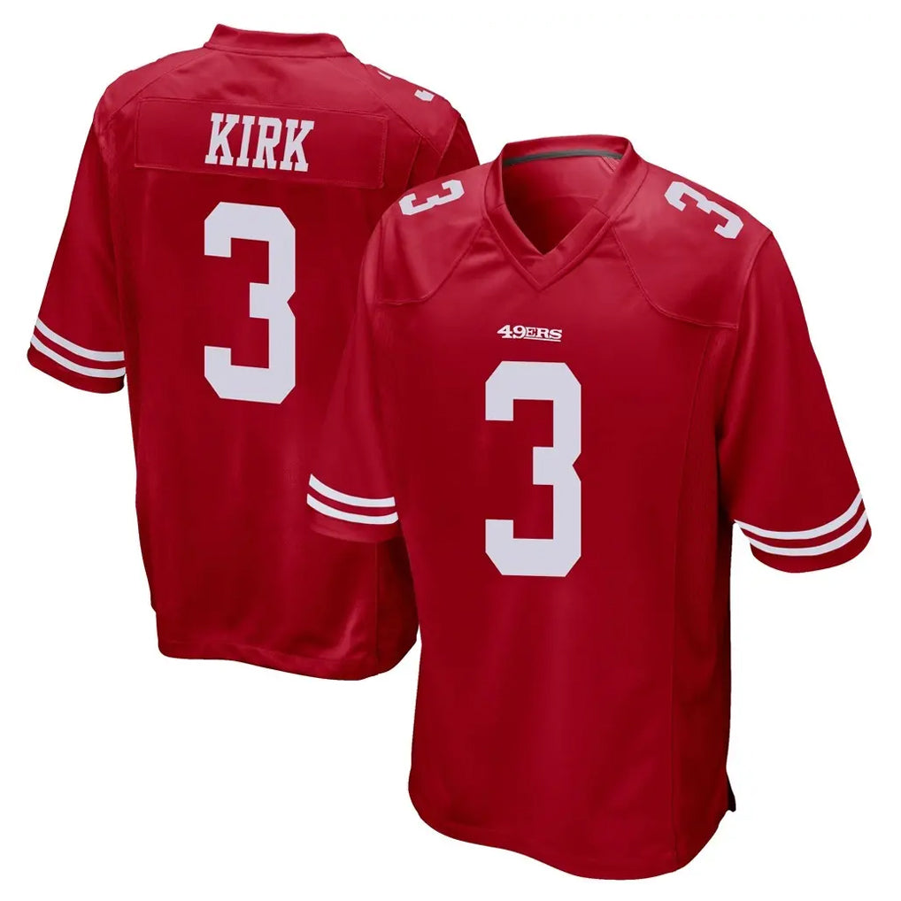 Kdoa SF.49ers #3 Christian Kirk Player Red Home Game Stitched Jerseys