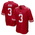 Kdoa SF.49ers #3 Christian Kirk Player Red Home Game Stitched Jerseys