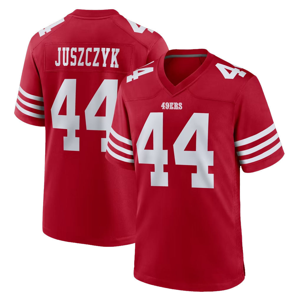 Kdoa SF.49ers #44 Kyle Juszczyk Player Red Game Home Stitched Jerseys