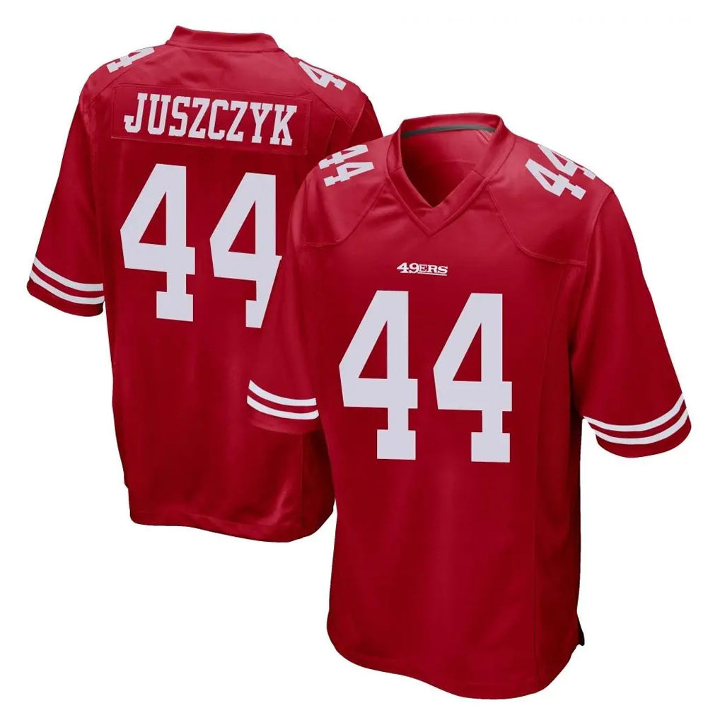 Kdoa SF.49ers #44 Kyle Juszczyk Player Red Home Game Stitched Jerseys