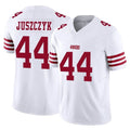 Kdoa SF.49ers #44 Kyle Juszczyk Player White Limited Vapor F.U.S.E. Home Game Stitched Jerseys