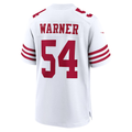 Kdoa SF.49ers #54 Fred Warner White Player Game Stitched Jerseys