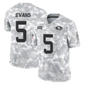 Kdoa SF.49ers #5 Mike Evans Player Arctic Camo Limited Salute To Service Home Game Stitched Jerseys