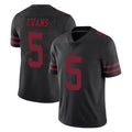 Kdoa SF.49ers #5 Mike Evans Player Black Alternate Limited Vapor Untouchable Home Game Stitched Jerseys