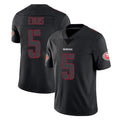 Kdoa SF.49ers #5 Mike Evans Player Black Impact Limited Home Game Stitched Jerseys