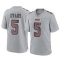 Kdoa SF.49ers #5 Mike Evans Player Gray Atmosphere Fashion Home Game Stitched Jerseys