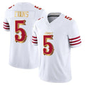 Kdoa SF.49ers #5 Mike Evans Player White 2025 Rivalries Collection Game Limited Stitched Jerseys