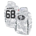 Kdoa SF.49ers #68 Colton McKivitz Player Arctic Camo Limited Salute to Service Pullover Hoodies Game Stitched Jerseys