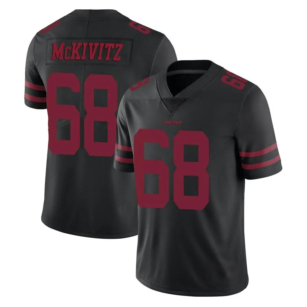 Kdoa SF.49ers #68 Colton McKivitz Player Black Alternate Limited Vapor Untouchable Home Game Stitched Jerseys