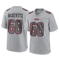 Kdoa SF.49ers #68 Colton McKivitz Player Gray Atmosphere Fashion Home Game Stitched Jerseys