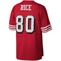 Kdoa SF.49ers #80 Jerry Rice Mitchell & Ness Scarlet Legacy Replica Jersey Stitched Puhic
