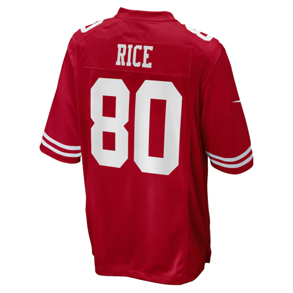 Kdoa SF.49ers #80 Jerry Rice Player Scarlet Game Stitched Jerseys