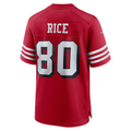 Kdoa SF.49ers #80 Jerry Rice Scarlet Retired Player Alternate Game Stitched Jerseys