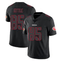Kdoa SF.49ers #85 George Kittle Player Black Impact Limited Home Game Stitched Jerseys