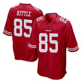 Kdoa SF.49ers #85 George Kittle Player Red Home Game Stitched Jerseys