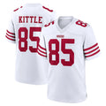 Kdoa SF.49ers #85 George Kittle Player White Game Home Stitched Jerseys