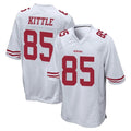 Kdoa SF.49ers #85 George Kittle Player White Home Game Stitched Jerseys
