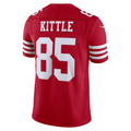 Kdoa SF.49ers #85 George Kittle Scarlet Team Vapor F.U.S.E. Stitched Limited Jerseys