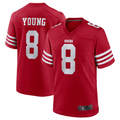 Kdoa SF.49ers #8 Steve Young Scarlet Retired Player Game American Stitched Jersey