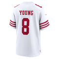 Kdoa SF.49ers #8 Steve Young White Retired Player Game Stitched Jerseys